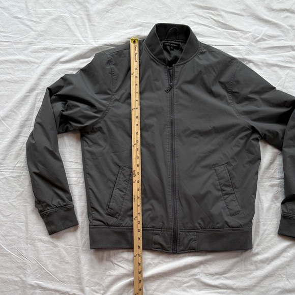 Banana Republic Charcoal Bomber Jacket Men’s Medium - Picture 9 of 10
